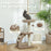 88cm Cat Tee for Indoor Cats, Cat Tower with Scratching Post, Brown