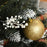 5FT Artificial Snow Dipped Christmas Tree Xmas Pencil Tree Holiday Home Indoor Decoration with Foldable Feet White Berries Green