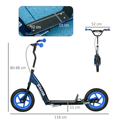 Kids Scooter with Adjustable Handlebar, Kick Scooter, Blue
