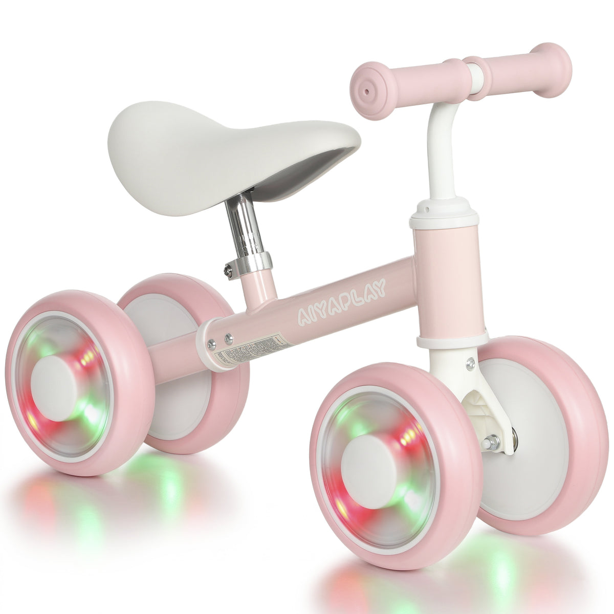 Baby Balance Bike for 1-2 Years Old, Light-up Toddler Balance Bike