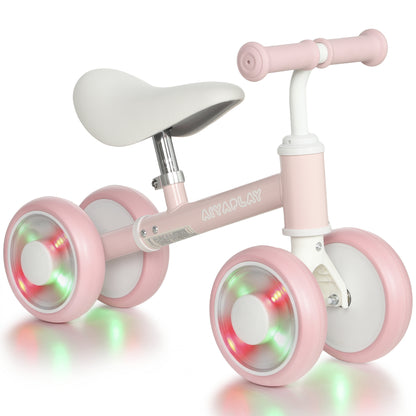 Baby Balance Bike for 1-2 Years Old, Light-up Toddler Balance Bike
