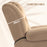 Power Lift Recliner Chair with Vibration Massage, USB, Light Brown