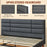 5ft Upholstered King Bed Frame w/ Wooden Slat No Box Spring Needed