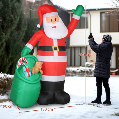 9ft Giant Christmas Blow Up Decoration with Built-in LED Lights