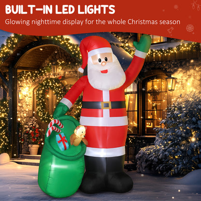 9ft Giant Christmas Blow Up Decoration with Built-in LED Lights