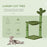 Cat Tower Kitten Activity Center Cactus Shape with Scratching Post Hammock Bed Dangling Ball Toy