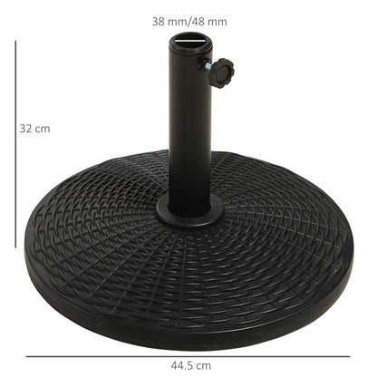 11.5kg Patio Weighted Umbrella Base Parasol Holder Outdoor Stand
