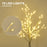 4ft Artificial White Birch Tree Light w/ 72 Warm White Pre-Lit LED Light