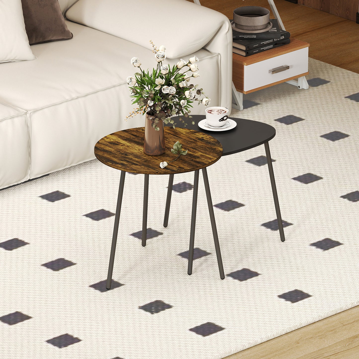 Upholstered PU Leather Armchair for Living Room, Grey