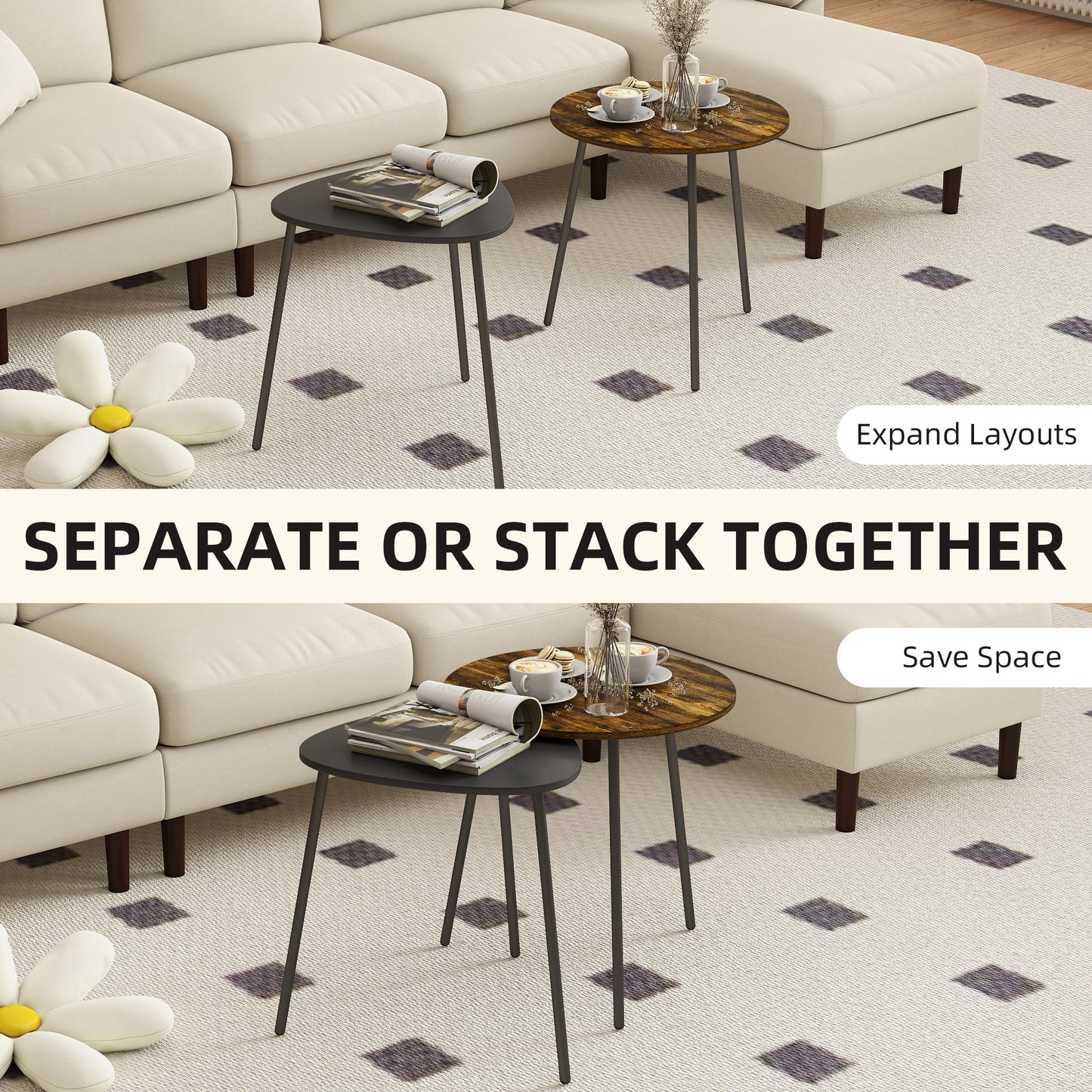 Upholstered PU Leather Armchair for Living Room, Grey