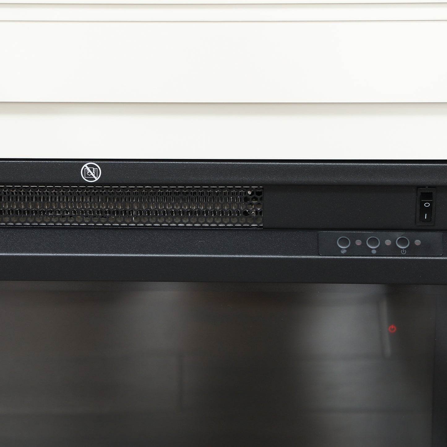 Electric Fireplace with Surround, 32" 2000W Inset Electric Fire and Mantel Reach up to 30 m² with 12 Colours Realistic Flame Effect & 5 Brightness, Remote & Timer for Living Room, White