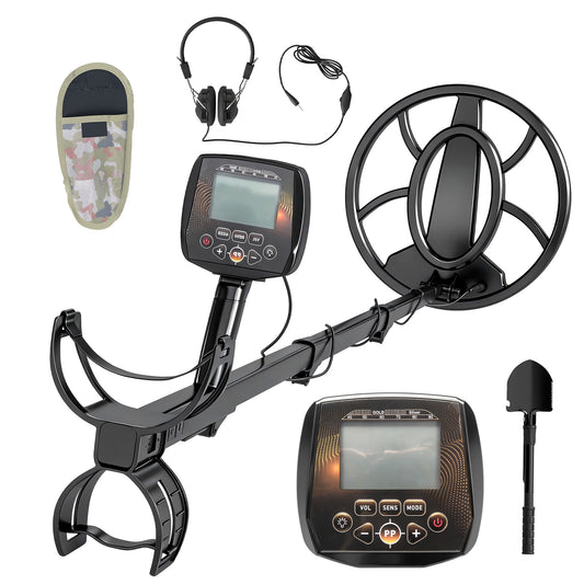 5 Modes Metal Detector for Adults with IP68 Waterproof Search Coil
