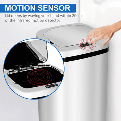 50L Infrared Touchless Automatic Motion Sensor Dustbin