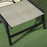 Foldable Rattan Sun Lounger with 5-Level Adjust Backrest, Recliner Chair, Mixed Grey