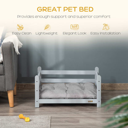 65cm Raised Pet Bed Elevated Dog bed For Small Sized Dogs Cushion