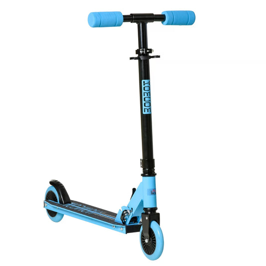 Scooter for Kids Toddler Foldable Kick Scooter with Adjustable Height Brake for Boys and Girls 3-8 Years Aluminium Blue