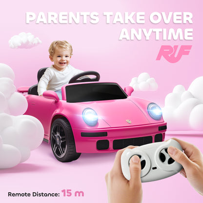 Battery Powered Kids Electric Car with Remote Control, Pink