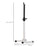 Heavy Duty Weight Bar Barbell Squat Stand Barbell Rack Spotter, for Home, Gym - Black