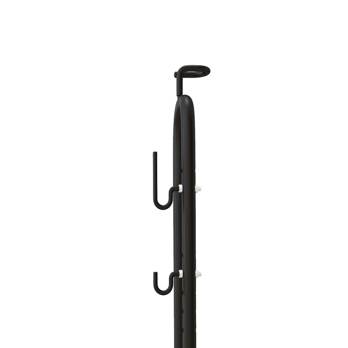 Vertical & Horizontal Bike Rack Fits 6"-28" and 700c Bikes, Black