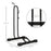 Vertical & Horizontal Bike Rack Fits 6"-28" and 700c Bikes, Black