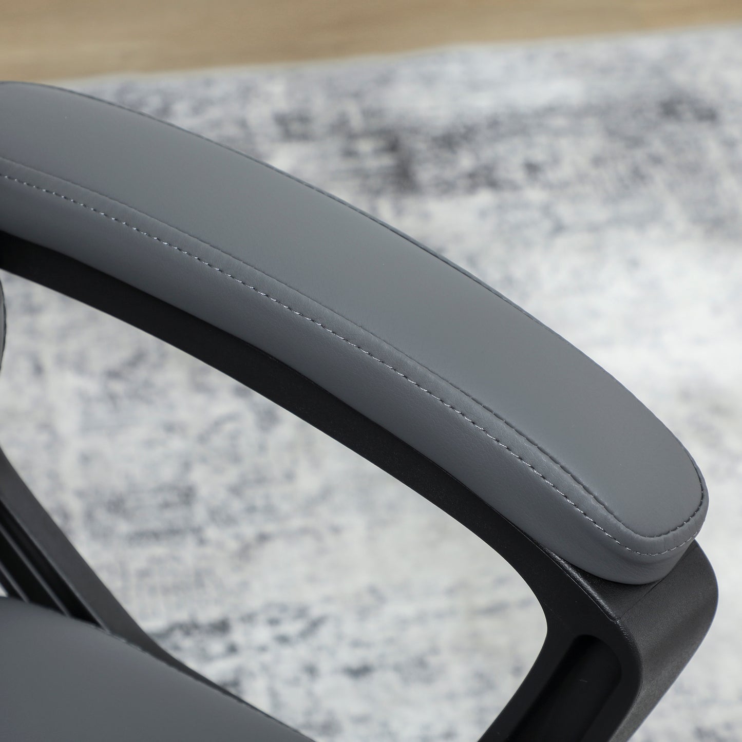 Executive Office Chair with High Back, Computer Chair, Charcoal Grey