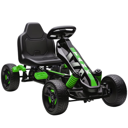 Pedal Go Kart with Automatic Clutch, for Ages 3-6 Years, Green