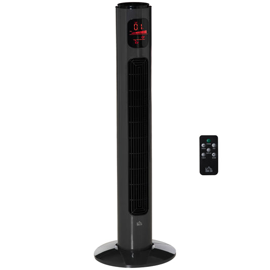 38 Inch Tower Fan with 70° Oscillation 3 Speed and 3 Mode Indoor Grey