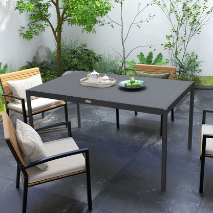 Six-Seater Aluminium Outdoor Table