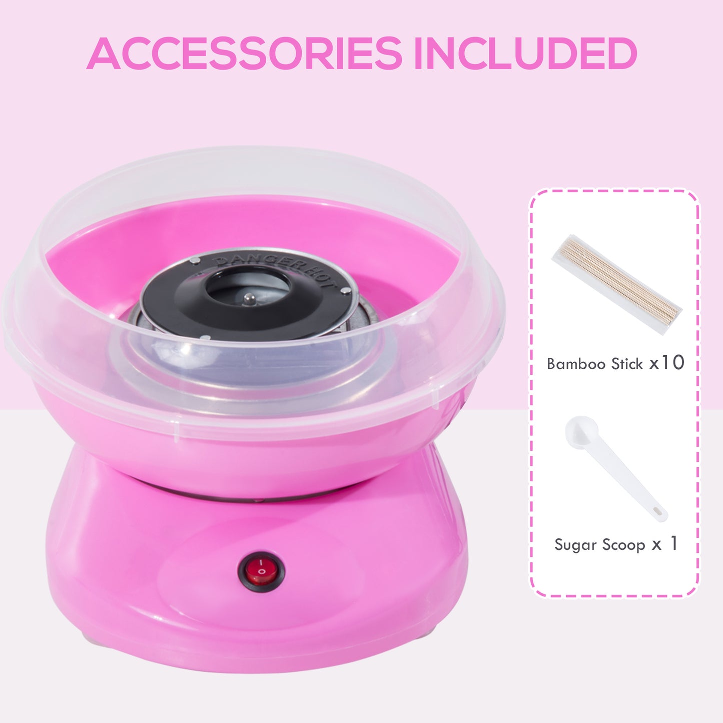 Cotton Candy Machine Electric Gadgetry Floss Sugar Equipment Pink