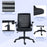 Mesh Office Chair, Swivel Task Computer Chair for Home with Lumbar Support