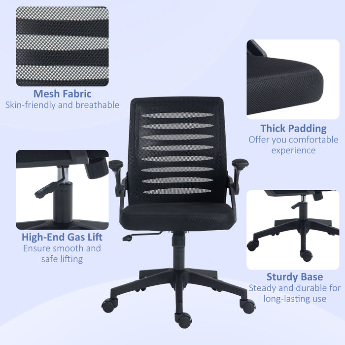 Mesh Office Chair, Swivel Task Computer Chair for Home with Lumbar Support