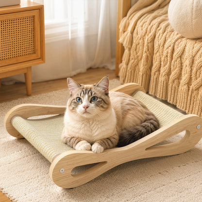 2 in 1 Sisal Cat Scratcher Bed Cat Scratching Board and Lounger