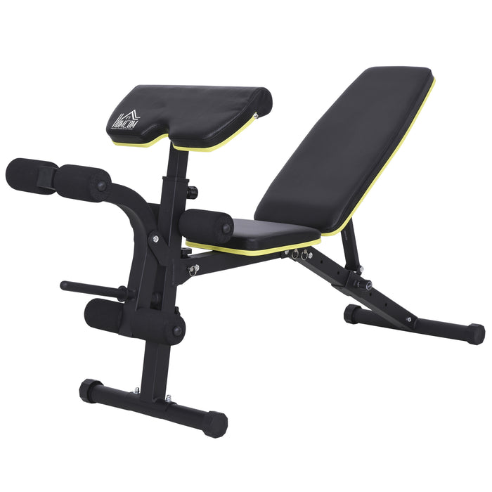 Multi-Functional Dumbbell Weight Bench Adjustable Sit-Up Stand For Home Gym With Adjustable Seat and Back Angle