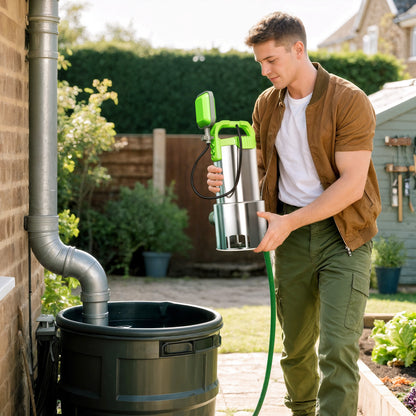 1100W Water Pump with Float Switch, 18500L/H Electric Sump Pump