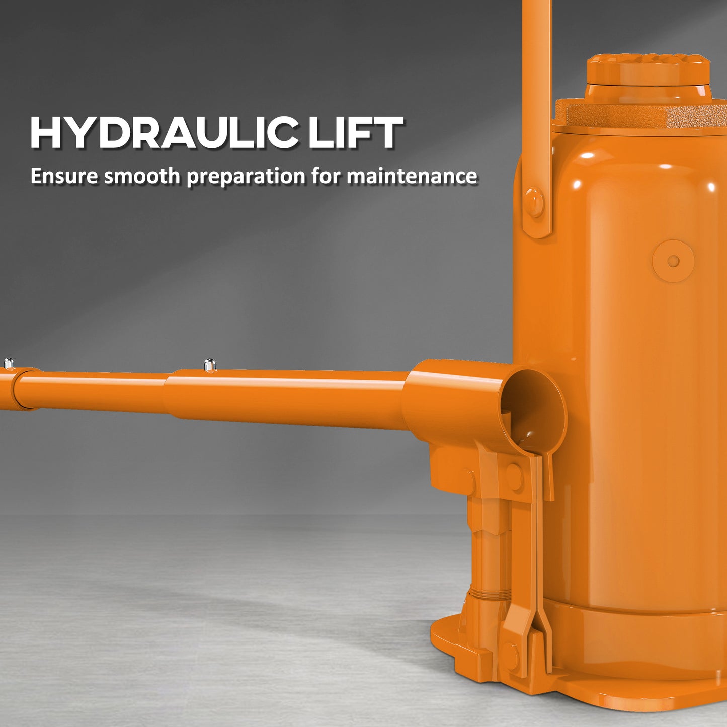 12 Tonne Hydraulic Bottle Jack, 19-37 cm Car Jack Lift, Orange