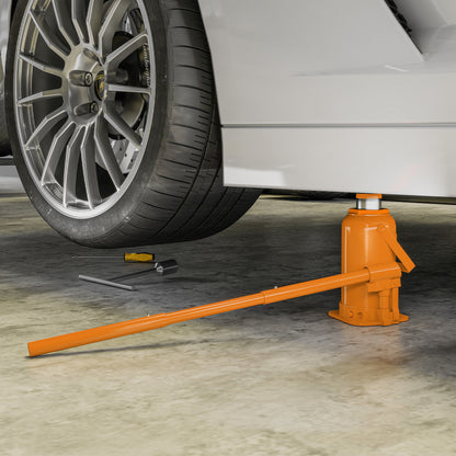 12 Tonne Hydraulic Bottle Jack, 19-37 cm Car Jack Lift, Orange