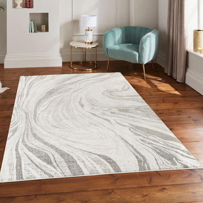 Mabel Modern Contemporary Living Room Area Rug - Abstract Design