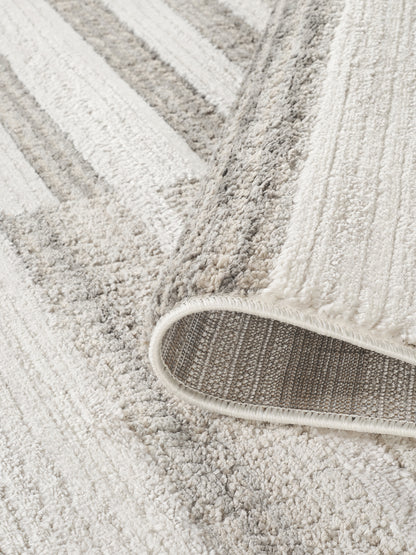 Mabel Modern Contemporary Living Room Area Rug - Patch Design