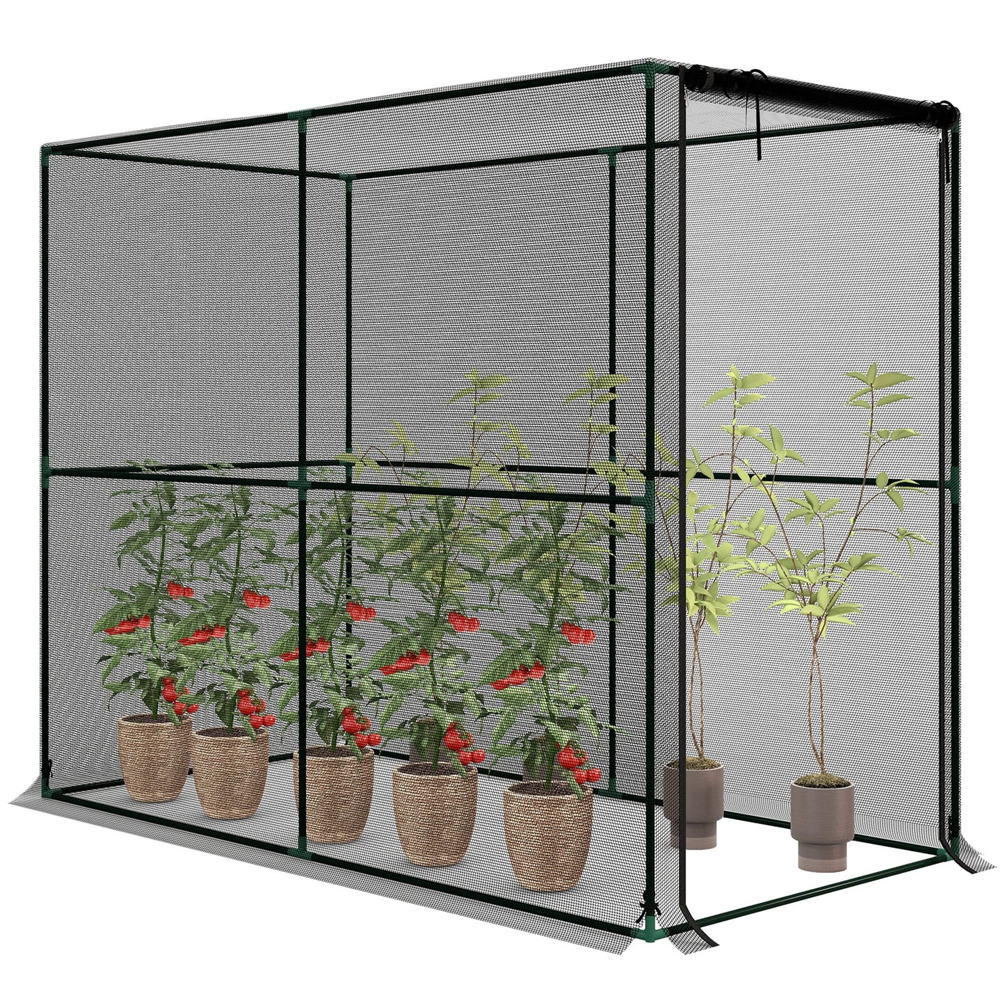 Fruit Cage Bird Netting, Plant Protection Tent, Black