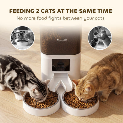 Smart Cat Feeder with HD Camera, 5G WiFi & Voice Recorder 6L