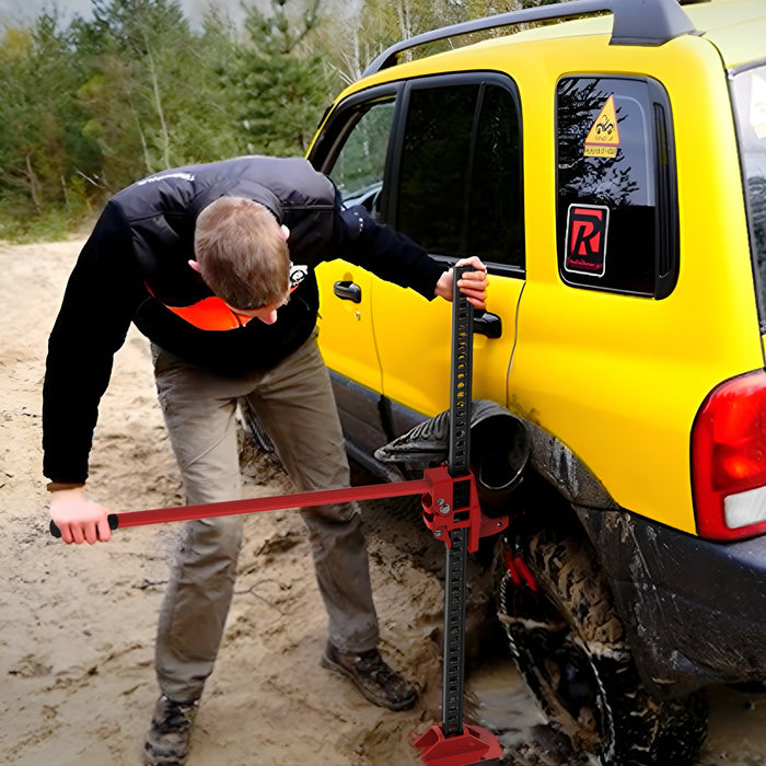 48" 3 Tonne High Lift Farm Jack for 4x4 Tractors Trucks, Red