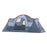 5-6 Man Dome Camping Tent Hiking Shelter UV Protection Water Resistant Tunnel Sun Shade - Grey