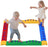 12PCs Kids Balance Beam Stepping Stones with Non-Slip Foot Pads