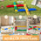 12PCs Kids Balance Beam Stepping Stones with Non-Slip Foot Pads