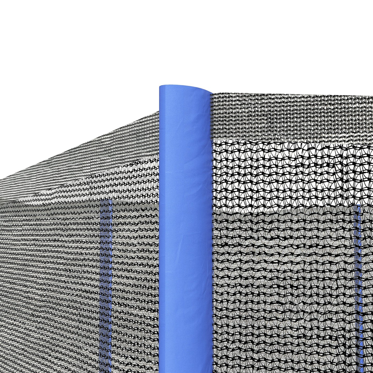 10ft Trampoline Net Replacement Safety Net with Zipped Door, Blue
