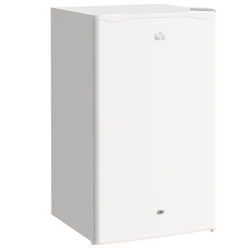 91L Freestanding Under Counter Fridge with Lock White