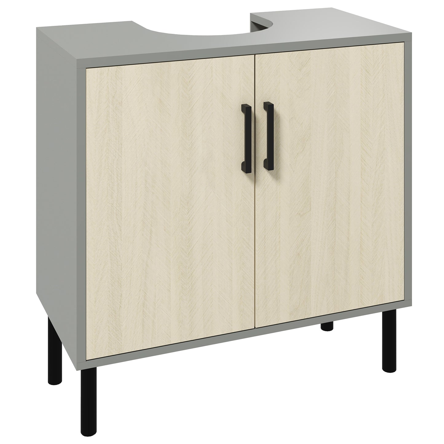 Bathroom Sink Cabinet, Under Sink Basin Storage Cupboard with Shelf
