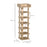 7 Tier Shoe Rack Organizer Storage Shelf Wooden Display Cabinet for Entryway Living Room Bedroom Oak