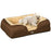 Dog Bed Calming Pet Bed Dog Mattress for Small Dogs - Brown