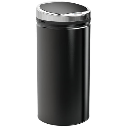 Automatic Hand Sensor Dustbin Kitchen Waste Bin Rubbish Can 42L Black